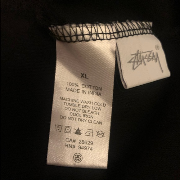 Stussy Black and Red Long Sleeve Tee - Picture 8 of 8